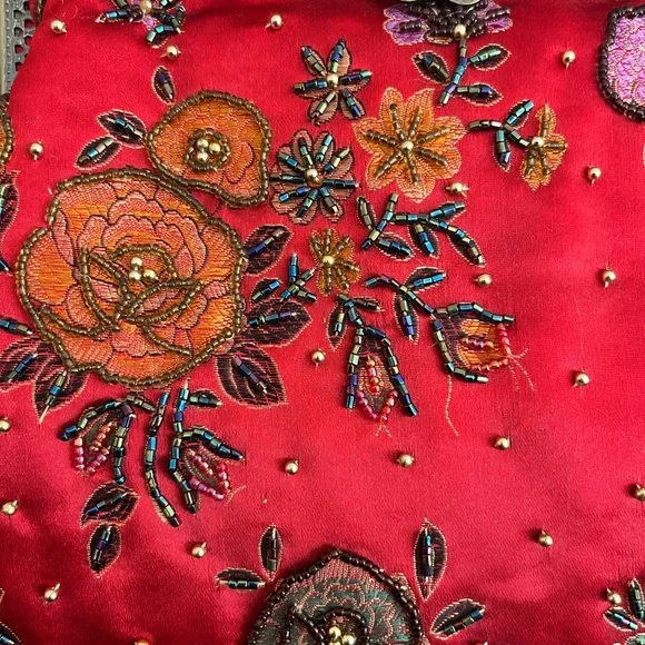 Vintage Beaded Hand Bag - Picture 2 of 5